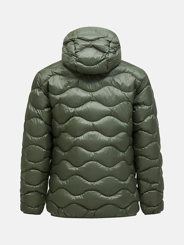 Peak Performance Men's Helium Down Hooded Jacket - Pine Needle Image 7