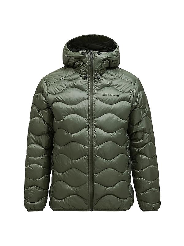 Peak Performance Men's Helium Down Hooded Jacket - Pine Needle Image 1