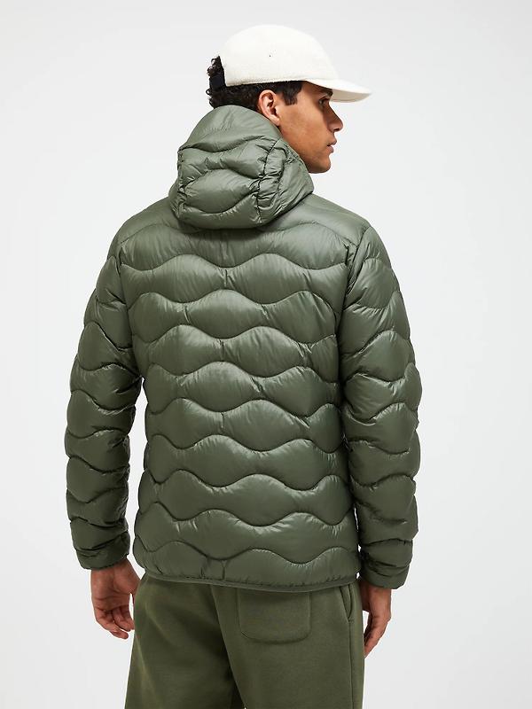 Peak Performance Men's Helium Down Hooded Jacket - Pine Needle Image 4