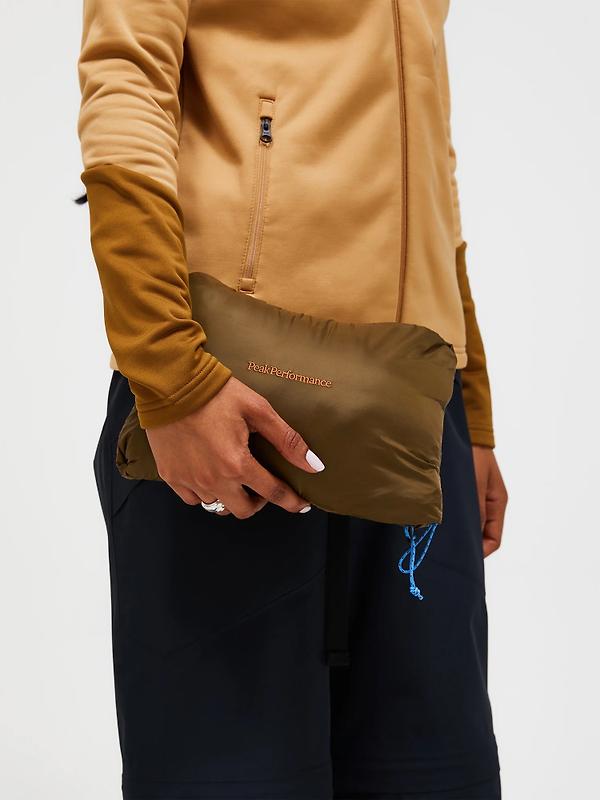 Peak Performance Women's Helium Utility Down Hooded Jacket - Sierra Sand/Sand Fog Image 8