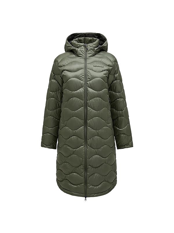 Peak Performance Women's Helium Down Coat - Pine Needle/Olive Extreme Image 1