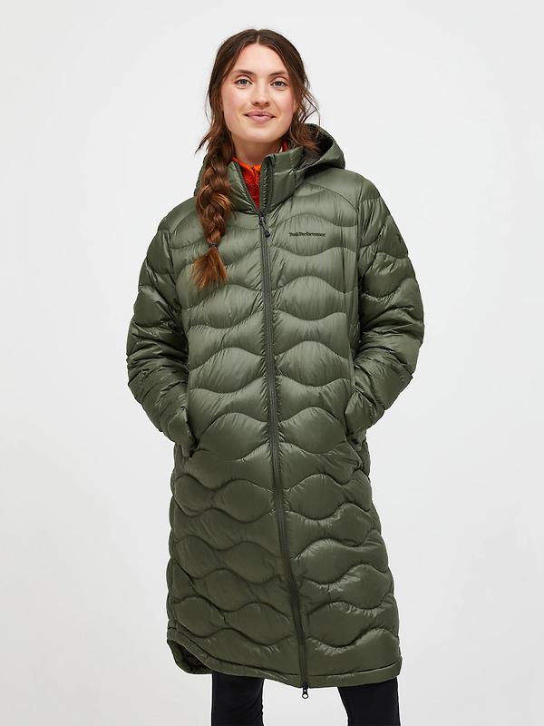 Peak Performance Women's Helium Down Coat - Pine Needle/Olive Extreme Image 2