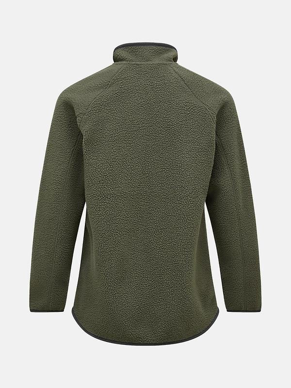 Peak Performance Men's Pile Zip Jacket - Pine Needle Image 8
