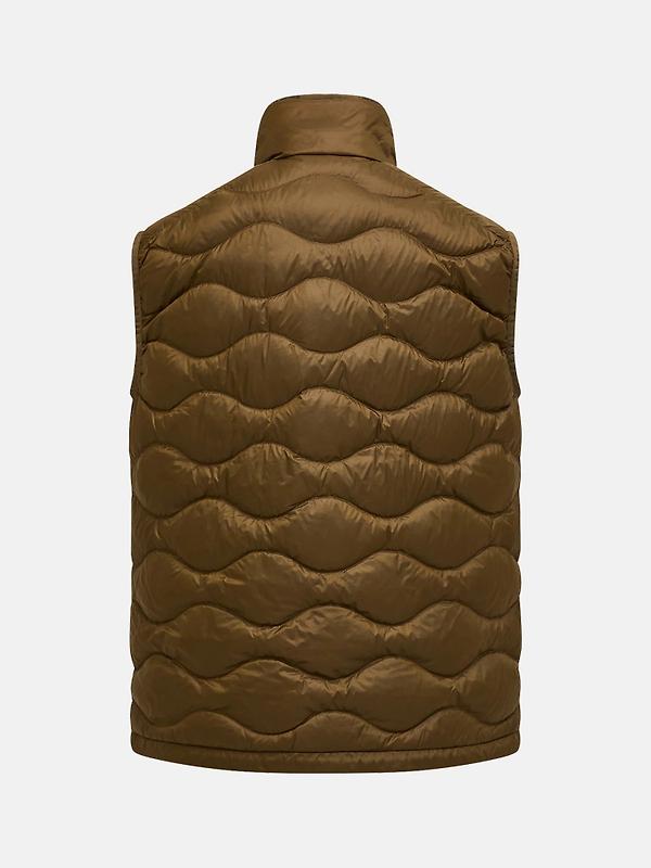 Peak Performance Men's Helium Utility Down Vest - Meadow Moss/Sierra Sand Image 8