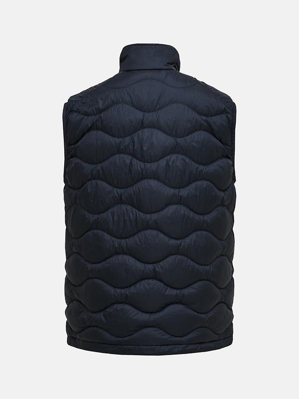 Peak Performance Men's Helium Utility Down Vest - Black/Sand Fog Image 2