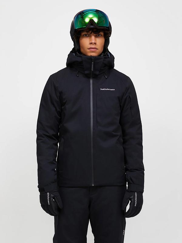 Peak Performance Men's Maroon HIPE® 2L Insulated Shell Jacket - Black Image 2