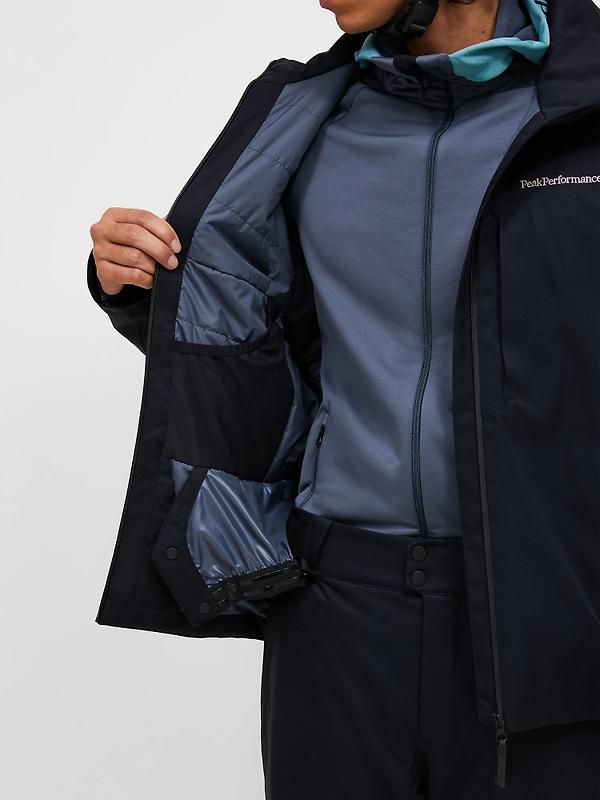 Peak Performance Men's Maroon HIPE® 2L Insulated Shell Jacket - Black Image 5