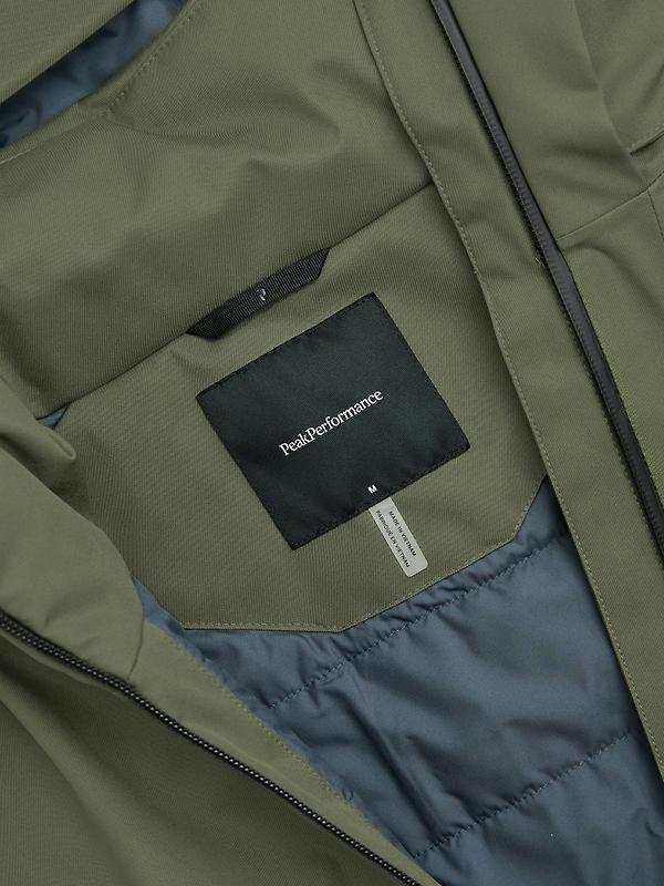 Peak Performance Men's Maroon HIPE® 2L Insulated Shell Jacket - Pine Needle Image 12