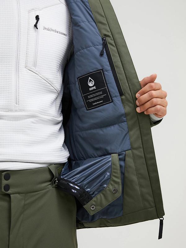 Peak Performance Men's Maroon HIPE® 2L Insulated Shell Jacket - Pine Needle Image 8