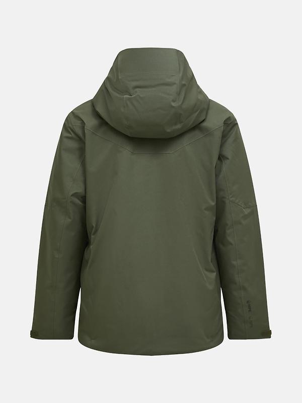 Peak Performance Men's Maroon HIPE® 2L Insulated Shell Jacket - Pine Needle Image 11