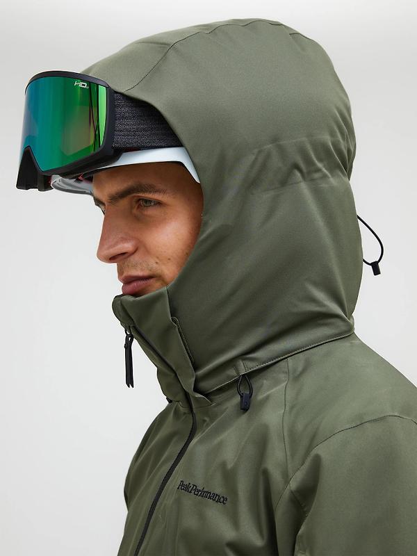 Peak Performance Men's Maroon HIPE® 2L Insulated Shell Jacket - Pine Needle Image 6