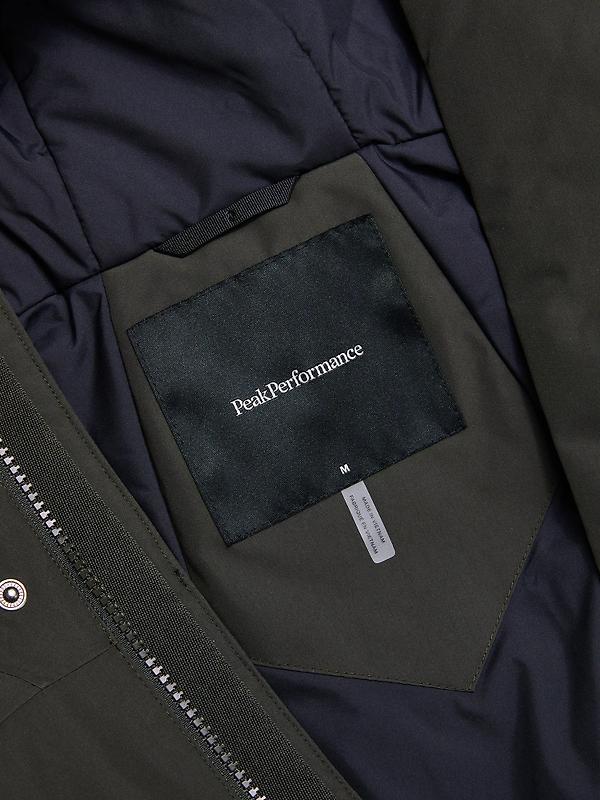 Peak Performance Men's Treeline HIPE® 2L Insulated Shell Parka - Olive Extreme Image 10