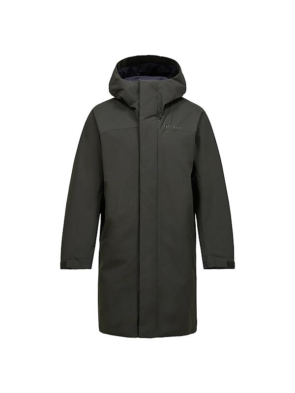 Peak Performance Men's Treeline HIPE® 2L Insulated Shell Parka - Olive Extreme Image 1