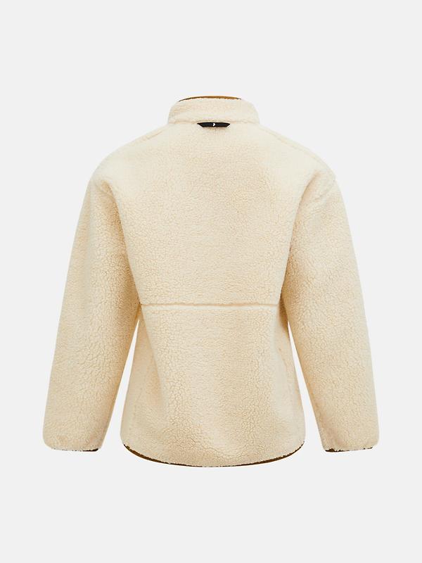 Peak Performance Women's Solid Pile Jacket - Sand Fog Image 6