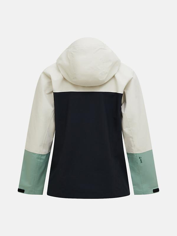 Peak Performance Women's Trail HIPE 2.5L Shell Jacket - Sand Fog Image 2