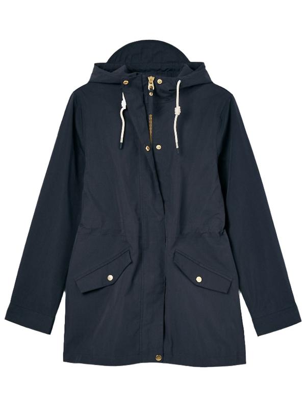 Product image of Joules Women's Portwell Waterproof Raincoat - Navy Blue