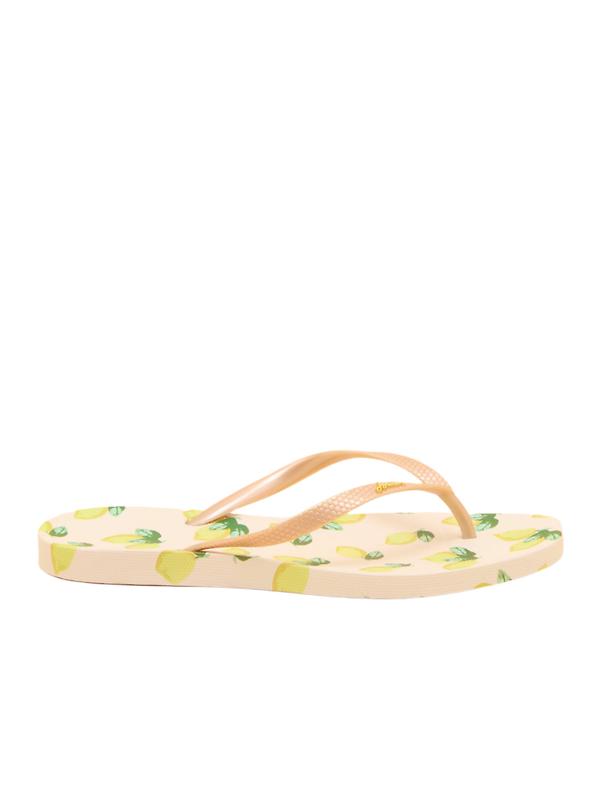 Joules Women's Sunvale Flip Flops - Cream/Gold Product Image