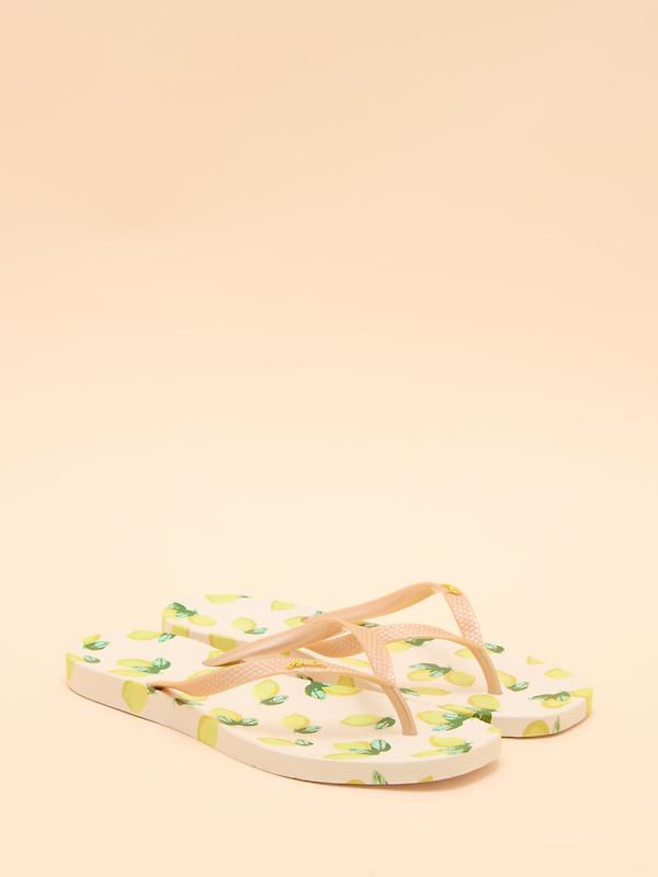 Joules Women's Sunvale Flip Flops - Cream/Gold Image 5
