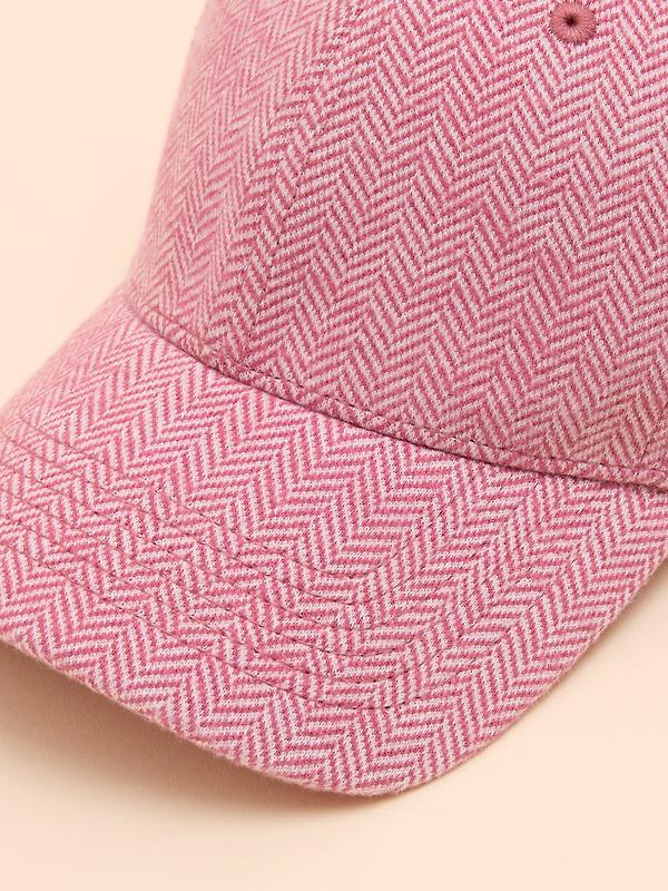 Joules Women's Daley Herringbone Cap - Pink Image 3
