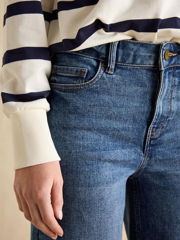 Joules Women's Palazzo Jeans - Mid Blue Denim Image 6