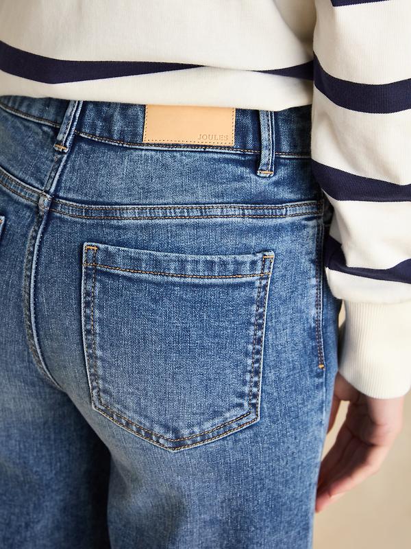 Joules Women's Palazzo Jeans - Mid Blue Denim Image 5