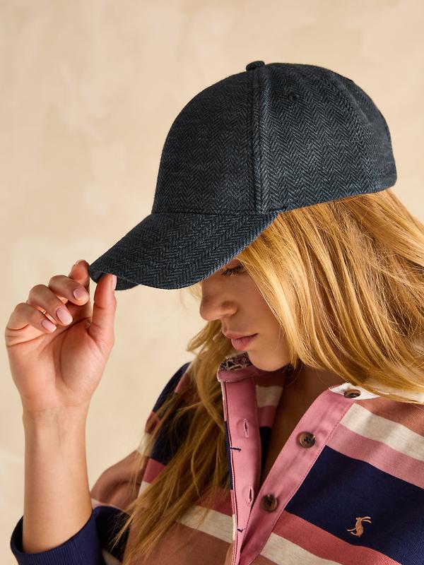 Joules Women's Daley Herringbone Cap - Navy Image 6