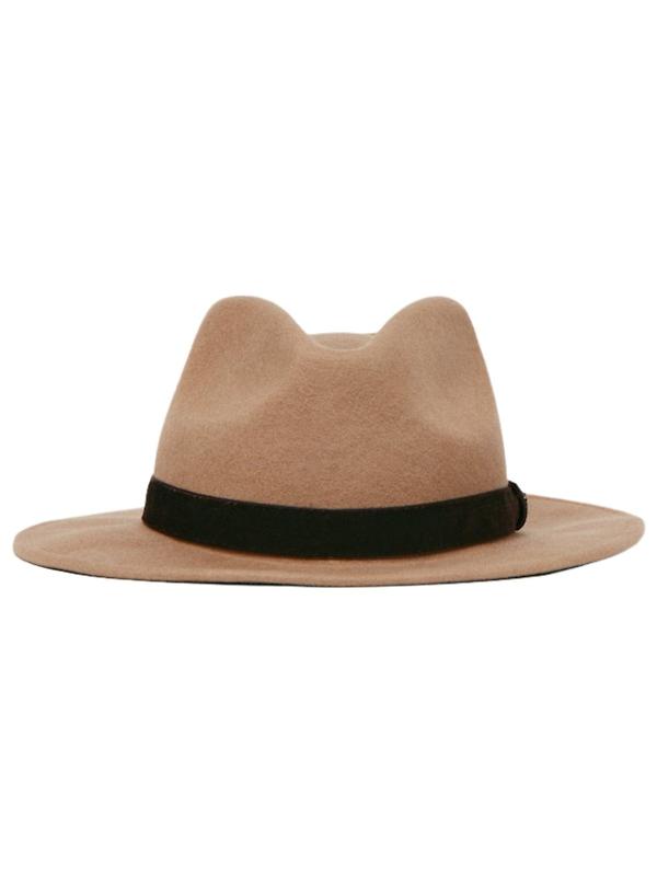 Product image of Joules Women's Maude Wool Fedora Hat - Tan