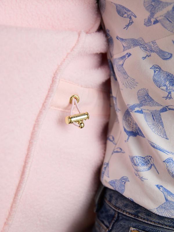 Joules Women's Heritage Regular Fleece Gilet - Light Pink Image 8