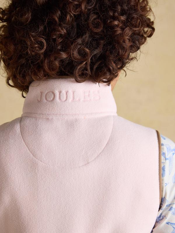 Joules Women's Heritage Regular Fleece Gilet - Light Pink Image 10