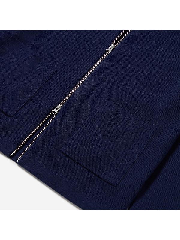 Oliver Sweeney Men's Garstang Knitted Merino Wool Blend Jacket - Navy Image 10