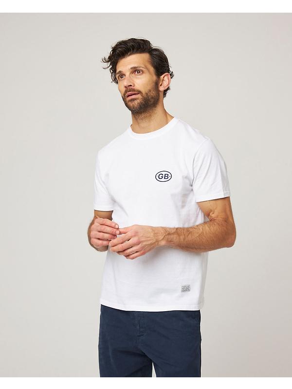 Peregrine Men's Made In England GB Graphic T-Shirt - White Image 3