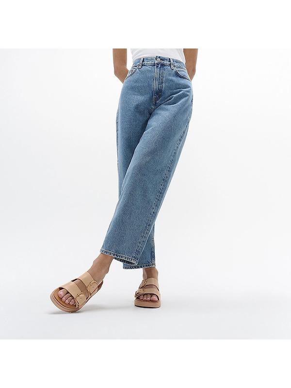 FitFlop Women's GEN-FF Buckle Two-Bar Leather Slides - Classic Beige Image 2