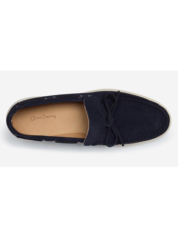 Oliver Sweeney Men's Girona Calf Suede Boat Shoes - Navy Image 4