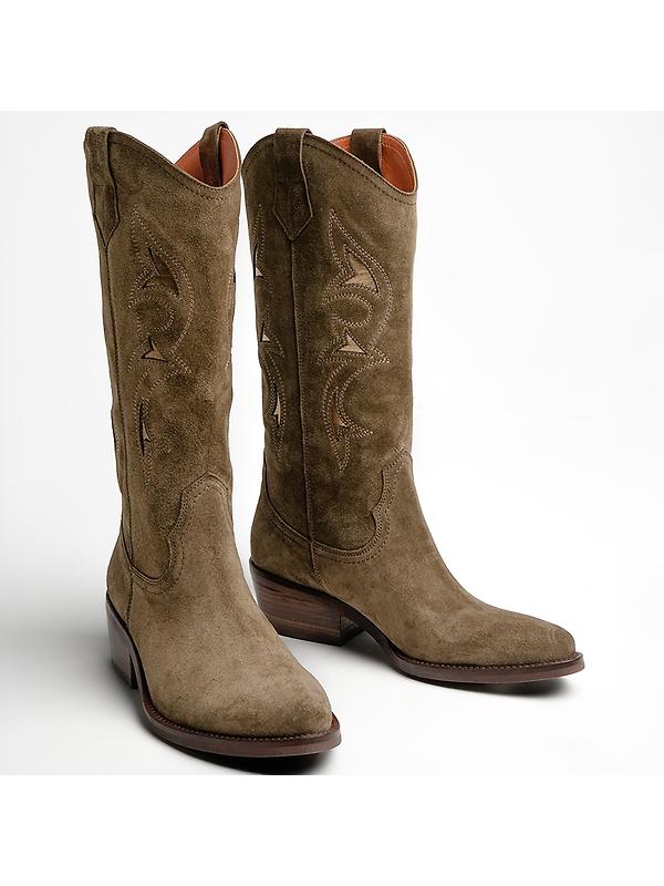 Penelope Chilvers Women's Goldie Paloma Suede Boots - Truffle Image 3