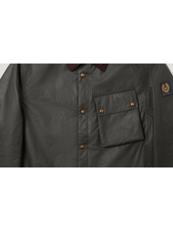 Belstaff Men's Ground Jacket - Faded Olive Image 3