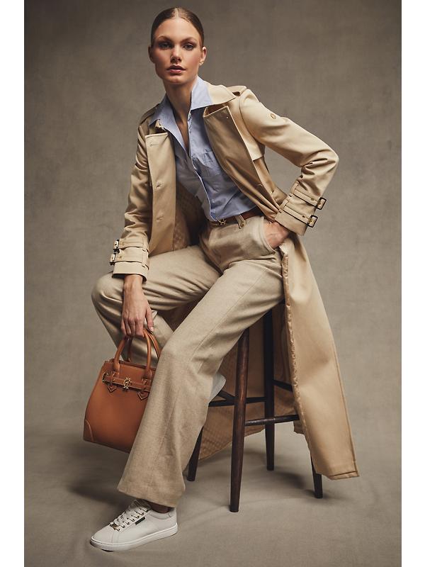 Holland Cooper Women's Chelsea Court Trainers - White Image 4