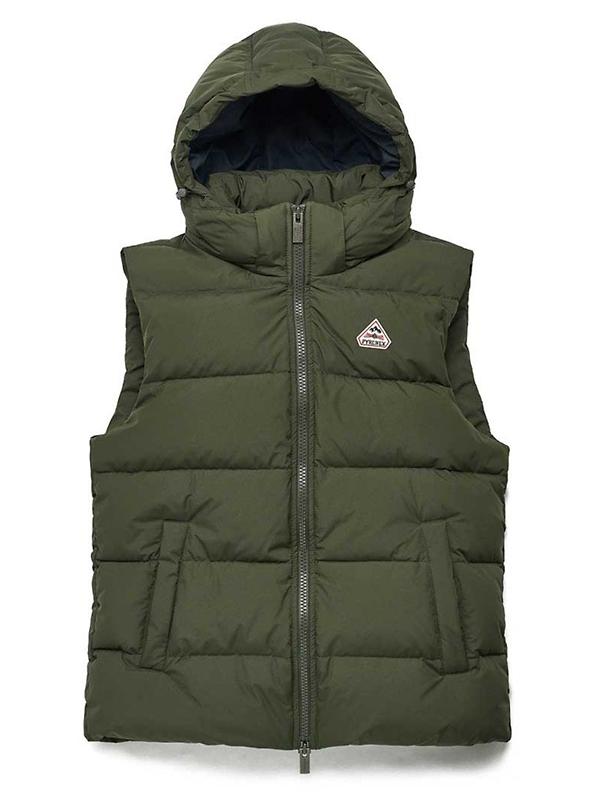 Pyrenex Unisex Spoutnic Mini Ripstop Down Vest - Deep Khaki Product Image