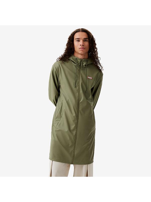 Hunter Unisex Downpour Andrea Pu Rain Coat - Deep Lichen Green Image 2