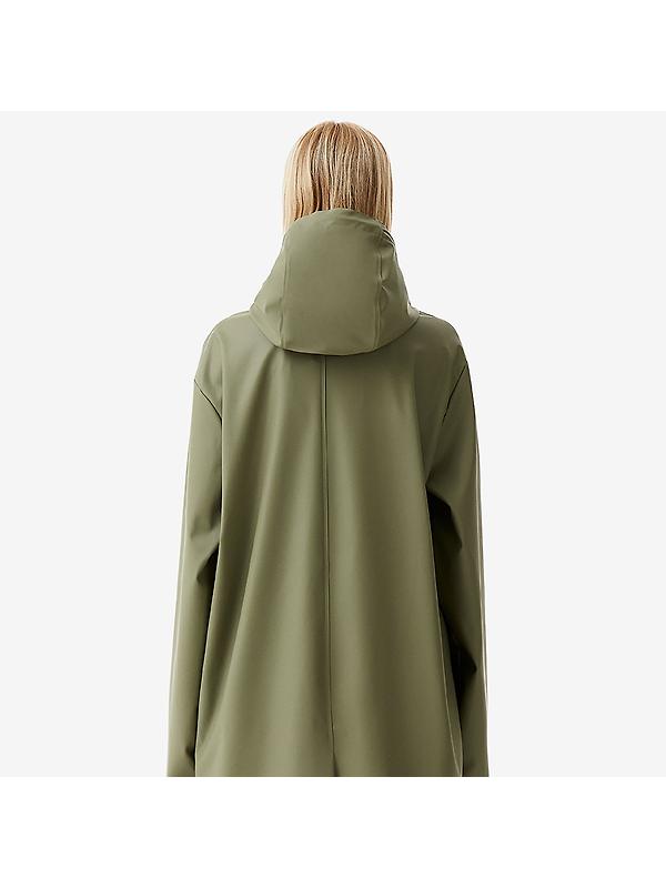 Hunter Unisex Downpour Andrea Pu Rain Coat - Deep Lichen Green Image 4