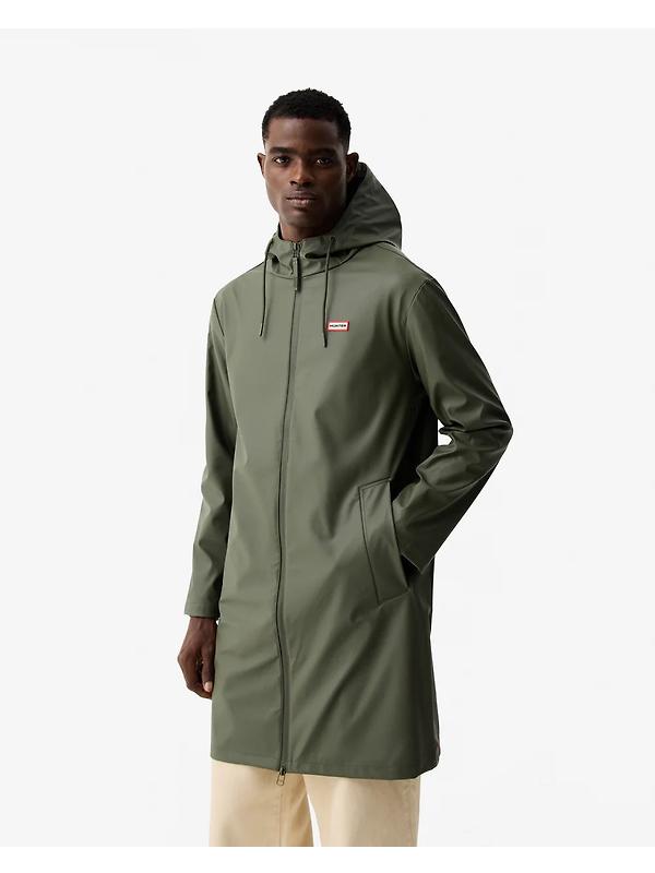 Hunter Unisex Downpour Andrea Pu Rain Coat - Kambaba Green Image 3
