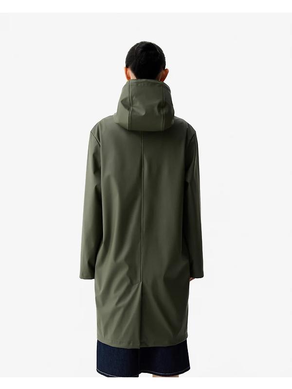Hunter Unisex Downpour Andrea Pu Rain Coat - Kambaba Green Image 6