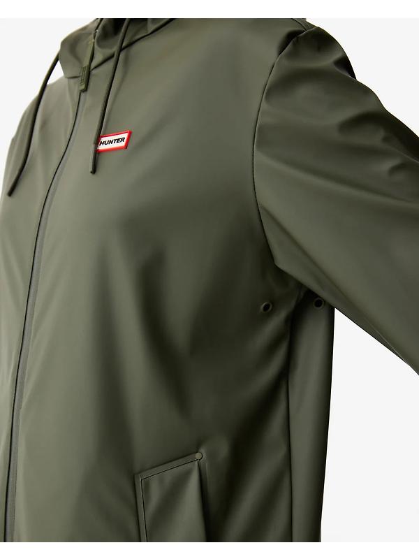 Hunter Unisex Downpour Andrea Pu Rain Coat - Kambaba Green Image 8
