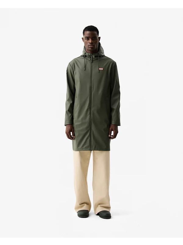 Hunter Unisex Downpour Andrea Pu Rain Coat - Kambaba Green Image 5