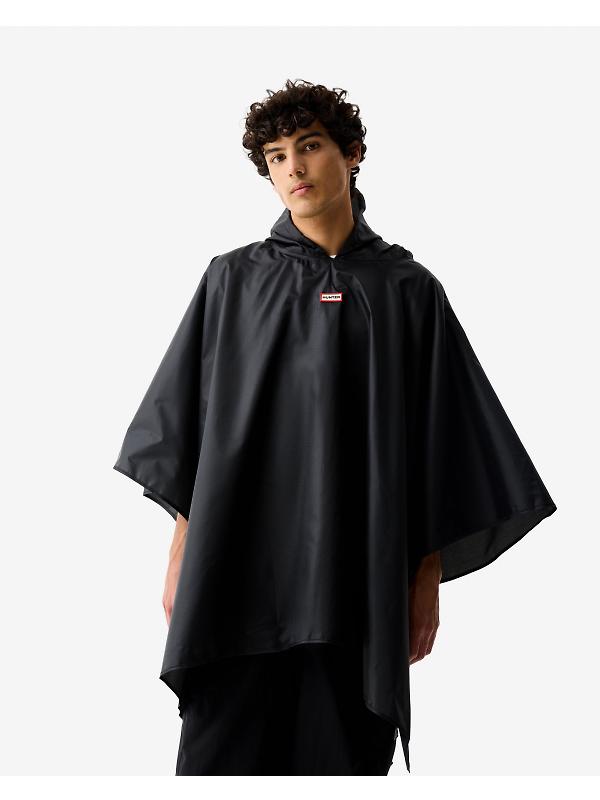 Hunter Unisex Packable Poncho - Black Image 15