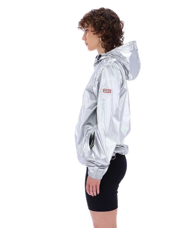 Hunter Unisex Metallic Packable Jacket - Silver Image 13
