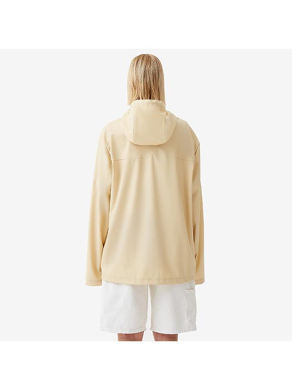 Hunter Unisex Downpour Izzy Pu Hooded Jacket - Gravel Image 4