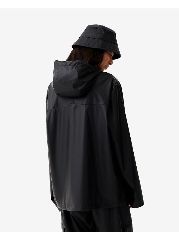 Hunter Unisex Downpour Izzy Pu Hooded Jacket - Black Image 15