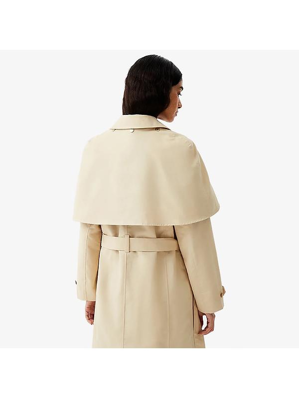Hunter Women's Keltie Cape Trench Coat - Gravel Image 3