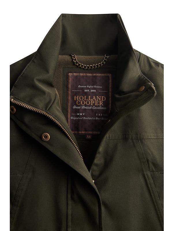 Holland Cooper Women's Bramwell Country Coat - Khaki Image 8