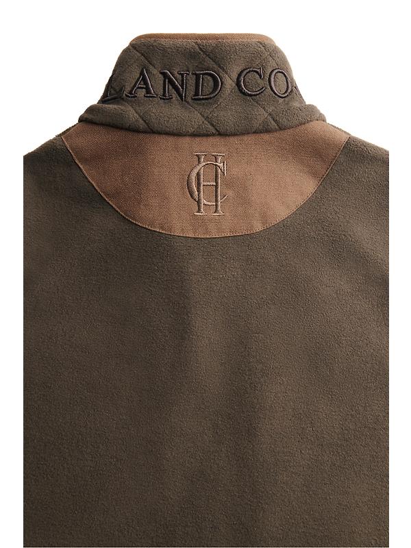 Holland Cooper Women's Country Longline Fleece Gilet - Khaki Image 10